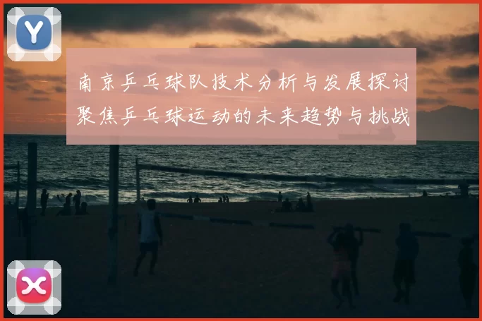 南京乒乓球队技术分析与发展探讨聚焦乒乓球运动的未来趋势与挑战
