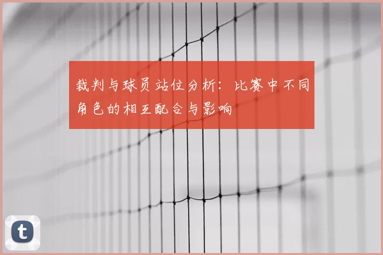 裁判与球员站位分析：比赛中不同角色的相互配合与影响